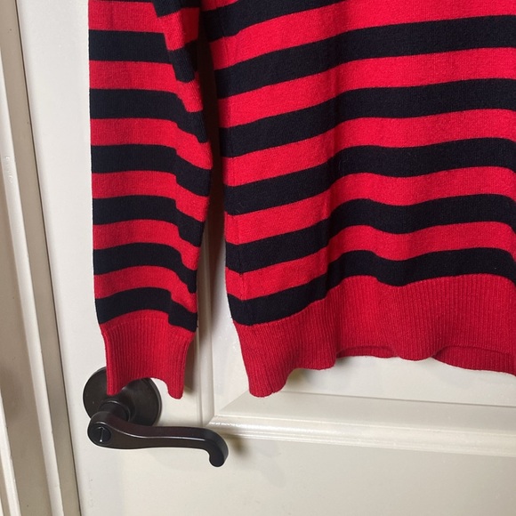 Conrad C Medium Red/Black Sweater with Sequins - Picture 6 of 8